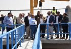 رئيس القابضة للمياه يقوم بجولة تفقدية في محطة معالجة الماي وصفط جدام بالمنوفية