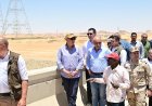 وزير الري يقوم بجولة تفقدية لمشروع تطوير خور وقناة مفيض توشكى لدعم كفاءة النظام المائي
