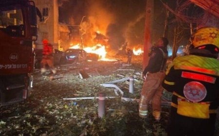 إصابة 14 شخصا في بنى براك نتيجة سقوط شظايا صاروخية حسب الإسعاف الإسرائيلي