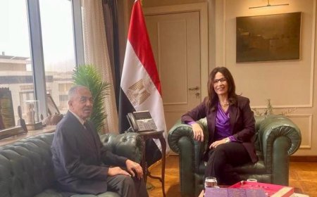وزيرة الثقافة د. جيهان زكي تستقبل النائب أحمد العوضي وكيل أول مجلس الشيوخ لتعزيز الثقافة والفنون