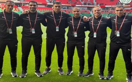 طاقم تحكيم مصري يقود مباراة نصف نهائي الكونفيدرالية بين العاصمة الجزائر وآسفي المغربي