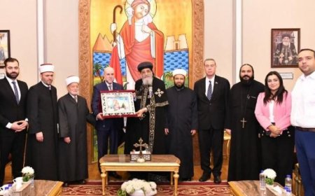 البابا تواضروس يؤكد دعم مصر المستمر لحقوق الشعب الفلسطيني عبر العصور