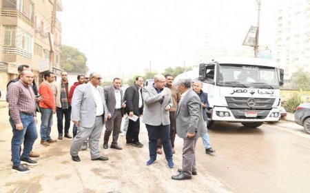 محافظ الفيوم يشرف على عمليات نزح مياه الأمطار في العاصمة والطريق الدائري