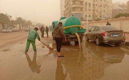 محافظ الغربية يؤكد جهود فرق العمل المستمرة لرفع المياه المتجمعة من الأمطار