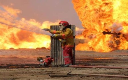 اندلاع حرائق في الكويت نتيجة هجوم بطائرات مسيرة على عدة وحدات تشغيلية