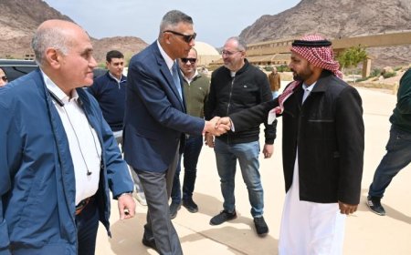 صور مشروع التجلي الأعظم في جنوب سيناء هدية مصر للعالم ونقلة نوعية شاملة