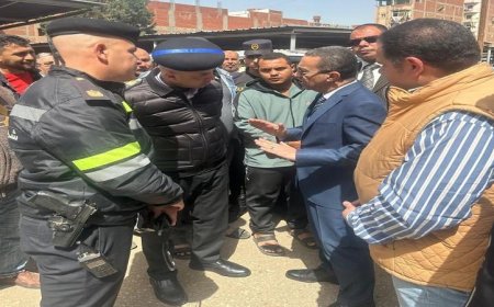 محافظ المنوفية يقوم بجولة تفقدية في مجمع مواقف شبين الكوم لمتابعة الالتزام بالتعريفة المحددة