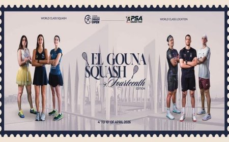 الجونة تستعد لإطلاق النسخة الـ14 من بطولة الجونة للإسكواش في أبريل المقبل