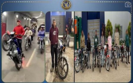 ضبط 8 سائقين للموتوسيكلات لتأديتهم حركات استعراضية خطيرة في الشرقية