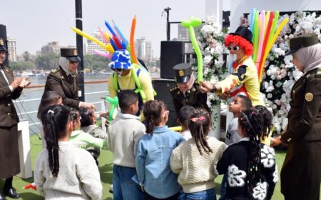 احتفال القوات المسلحة مع أطفال مصر بيوم اليتيم بالصور والفيديو