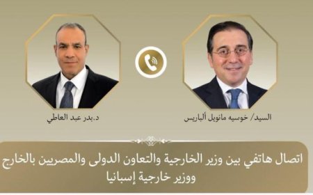 وزير الخارجية المصري يناقش هاتفياً مع نظيره الإسباني جهود مصر في خفض التصعيد الإقليمي
