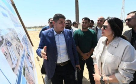 وزيرة الإسكان تقوم بجولة تفقدية لمشروعات مارينا 8 وبوغاز 24 والممشى السياحي في مارينا