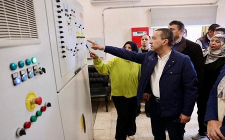 محافظ المنوفية يقوم بجولة تفقدية في صوامع قويسنا تحضيراً لموسم حصاد القمح