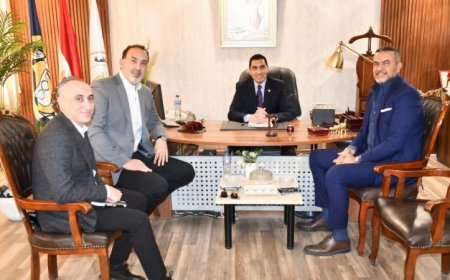 جوهر يلتقي مدير مكتب NBA مصر ونائب رئيس الرابطة لتعزيز أفق الشراكة الرياضية