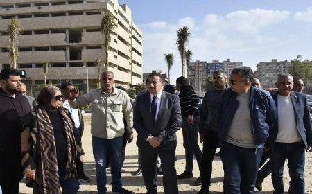 محافظ بورسعيد يكشف انطلاق مشروع تطوير منطقة وسوق التصنيع بحي الضواحي