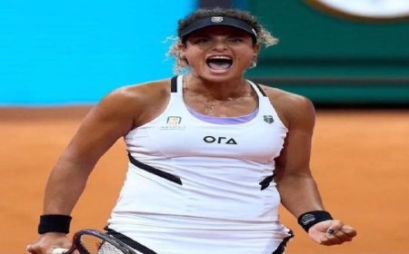 ميار شريف تغادر بطولة مدريد للتنس من الجولة الأولى بالأداء القوي