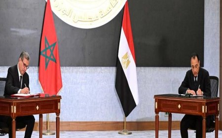 رئيس الوزراء يتعاون مع نظيره المغربي عبر توقيع مجموعة من وثائق التعاون بالصور