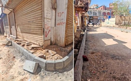 محافظ المنوفية يشرف على تطوير ورصف الطرق في الباجور وأشمون