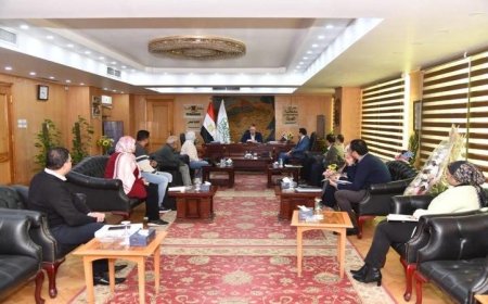 محافظ الفيوم يقوم بمتابعة تفاصيل مشروع مجمع صناعات الزيتون في يوسف الصديق