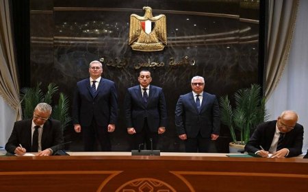 مدبولي يوقع عقد شراكة تاريخي بين إندوراما وفوسفات مصر لتعزيز الصناعة الوطنية