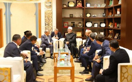 مفتي الجمهورية يستقبل وفد أوزبكستان رفيع المستوى لتعزيز التعاون الثنائي