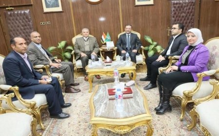 محافظ المنوفية يستعرض آخر تطورات تنفيذ مكتبة مصر العامة في كفر المصيلحة