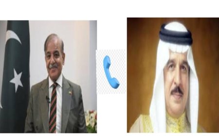 ملك البحرين يناقش تعزيز التعاون الثنائي مع رئيس وزراء باكستان