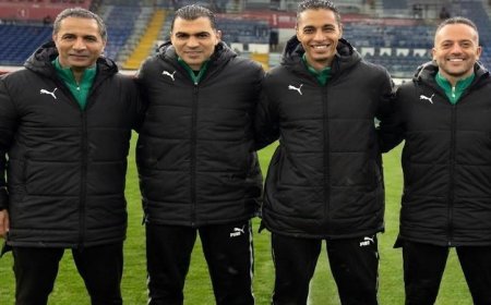 طاقم تحكيم مصري لأول مرة في تاريخ كأس العالم لكرة القدم