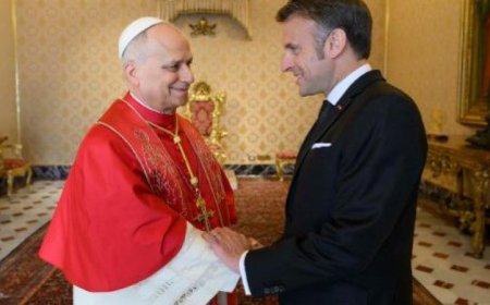 الرئيس الفرنسي وبابا الفاتيكان يجتمعان لمناقشة أزمة الشرق الأوسط الرئيسية