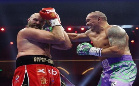 فيوري يضمن لجمهوره انتصارًا ساحقًا بالضربة القاضية أمام الروسي محمودوف