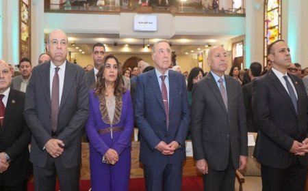 وزيرة التنمية المحلية والبيئة تحتفل بعيد القيامة مع الطائفة الإنجيلية