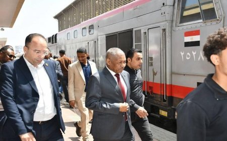 صور حصرية قطار السكك الحديدية ينقل السودانيين في إطار مشروع العودة الطوعية