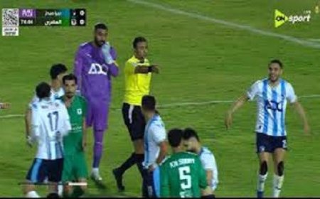 ثروت ينقذ المصرى بتصديه لركلة جزاء في الدقيقة 101 ويحقق تعادلاً مثيراً أمام بيراميدز