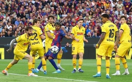 برشلونة يحقق فوزاً ساحقاً على إسبانيول برباعية نظيفة ويعزز صدارته في الليجا