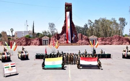 التدريب المصري الهندي المشترك إعصار-4 يبدأ فعالياته تحت إشراف المتحدث العسكري