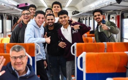 زيادة ملحوظة في أعداد الزوار لرحلات قطار النزهة خلال عطلة شم النسيم في الإسكندرية