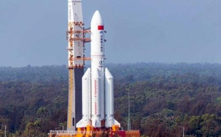الصين تسجل إنجازا جديدا بإطلاق صاروخ حاملا ثمانية أقمار اصطناعية إلى الفضاء