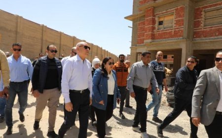 محافظ القاهرة يراقب تقدم مشروع تطوير وإعادة إسكان مدينة الأمل الجديدة