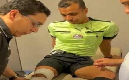 أحدث مستجدات إصابة مصطفى الشهدي حكم مباراة مودرن سبورت ضد الجونة