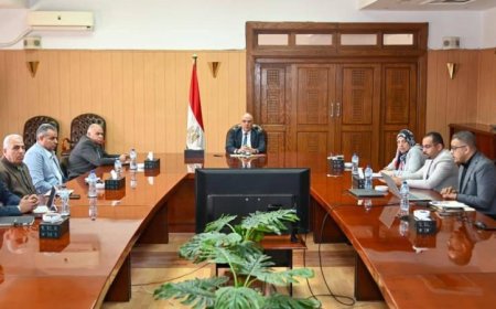 سويلم يراقب تقدم مشروع نقل مياه الصرف الزراعي في الدلتا الجديدة