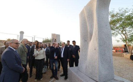 تجديد عرض 3 أعمال فنية مذهلة من سمبوزيوم أسوان في ميادين السويس