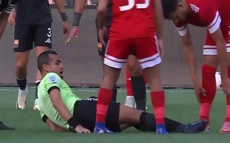 أبو ريدة يضمن تقديم أفضل رعاية طبية لمصطفى الشهدي إثر إصابته في الرباط الصليبي