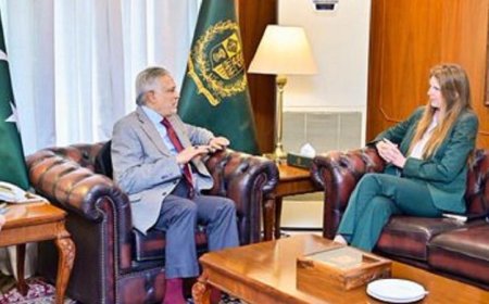 وزير الخارجية الباكستاني والمبعوثة البريطانية يتبادلان الآراء حول أحدث التطورات الإقليمية