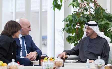 رئيس الإمارات ووزير الدفاع الإيطالي يتبادلان الآراء حول تطورات المنطقة