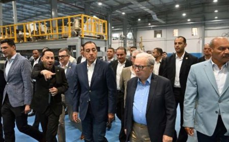 مدبولي يفتتح مصنع جديد للمنتجات الورقية والصحية باستثمارات ضخمة تبلغ 100 مليون دولار