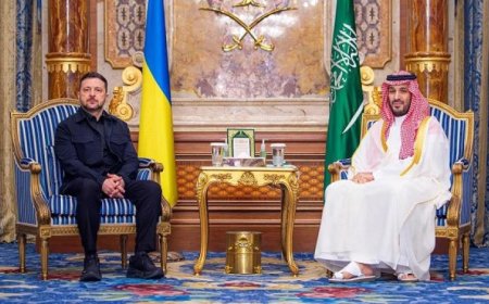 ولي العهد السعودي يناقش مع رئيس أوكرانيا مستجدات الأوضاع في الشرق الأوسط