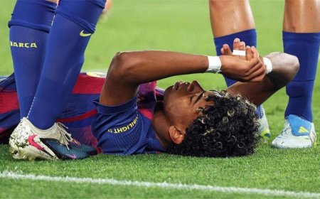 فليك يعلن انتهاء موسم يامال مع برشلونة ويشدد على صعوبة مواجهة خيتافي