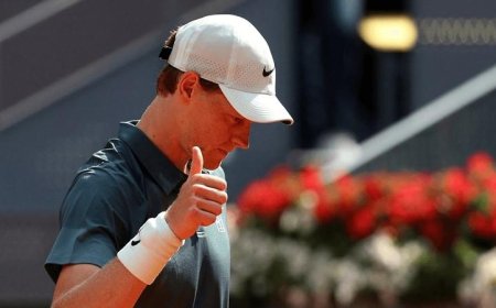 سينر يتأهل إلى دور الـ 16 في بطولة مدريد للتنس بعد ريمونتادا مثيرة ضد بونزى