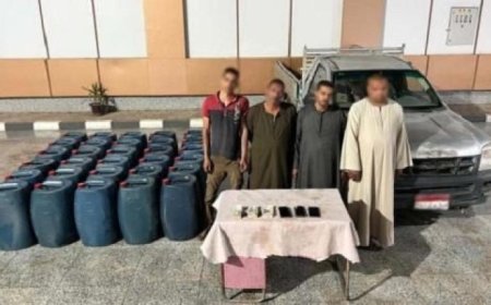 القبض على 5 متهمين بحوزتهم 4.6 طن من السولار قبل بيعه بالسوق السوداء في الأقصر وأسوان