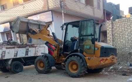 حملات نظافة شاملة ورفع الإشغالات في مركز إطسا ومركز يوسف الصديق